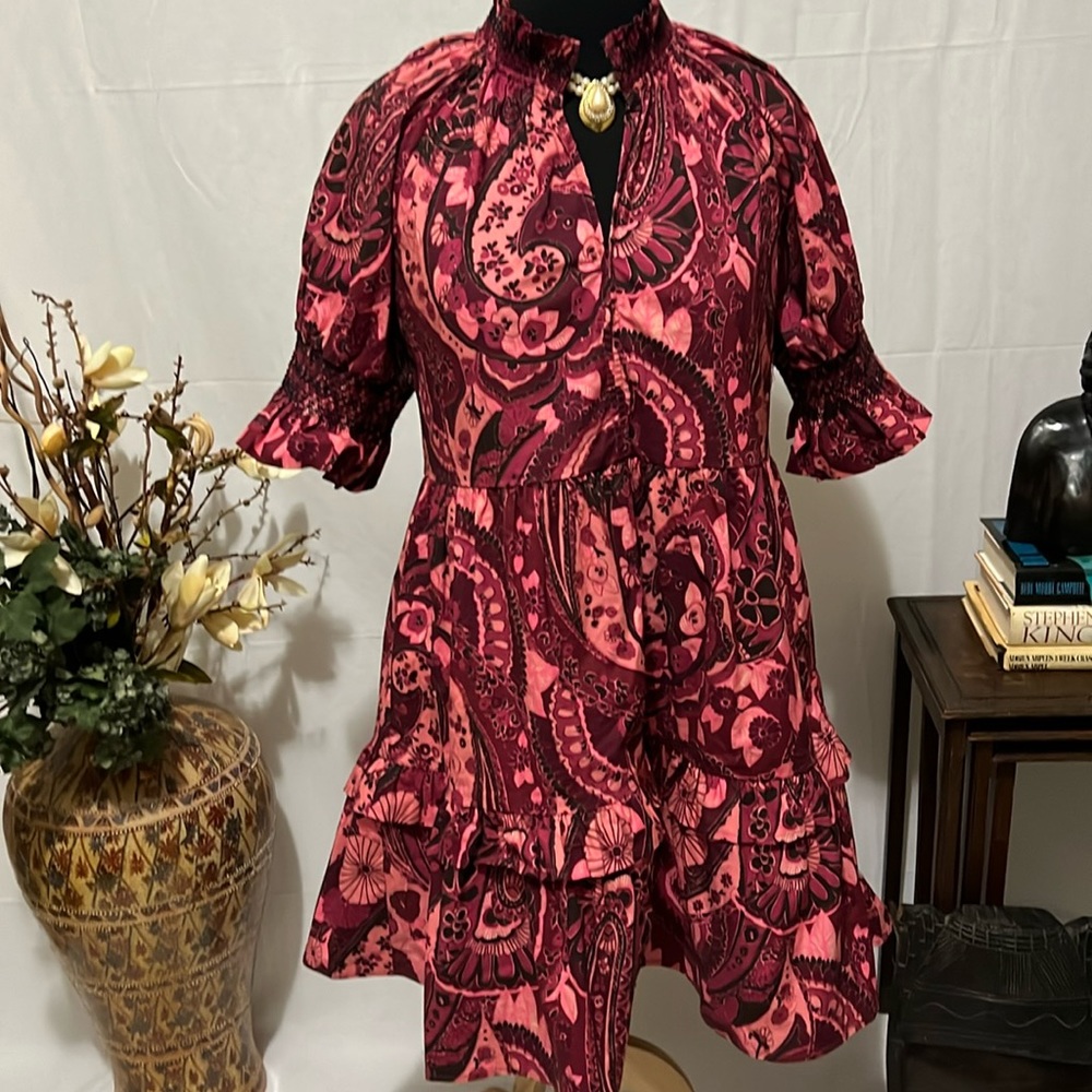 What an awesome day wearing a bright, beautiful dress by Figue!